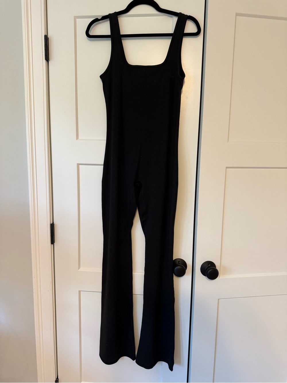 Black Women's Scoop Neck Jumpsuit